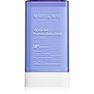 MARY & MAY Peptide Bakuchiol Sun Stick baton cu protectie solara cu efect antirid SPF 50+ 18 g-Țena