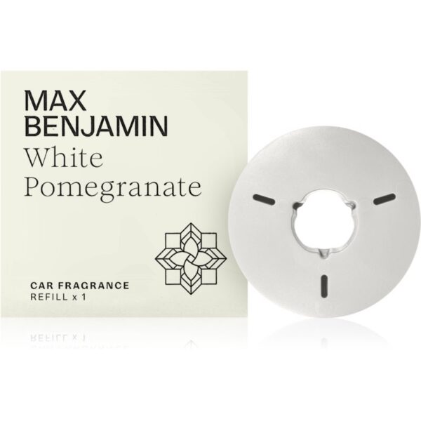 MAX Benjamin White Pomegranate parfum pentru masina rezervă 1 buc-Țena