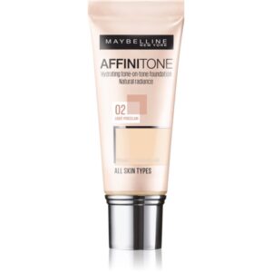 MAYBELLINE NEW YORK Affinitone make up hidratant culoare 02 Light Porcelain 30 ml-ro