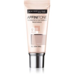 MAYBELLINE NEW YORK Affinitone make up hidratant culoare 17 Rose Beige 30 ml-Țena