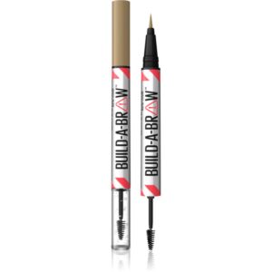 MAYBELLINE NEW YORK Build-A-Brow creion dermatograf cu două capete pentru sprâncene pentru fixare și formă culoare 250 Blonde 1 buc-Țena