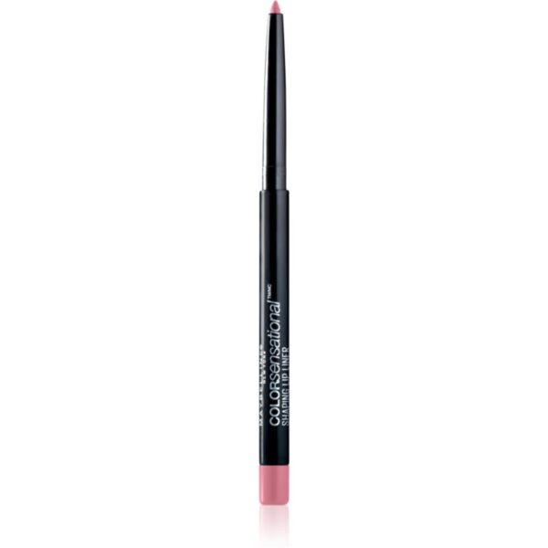 MAYBELLINE NEW YORK Color Sensational Shaping Lip Liner creion contur pentru buze cu ascutitoare culoare 60 Palest Pink 1.2 g-Țena