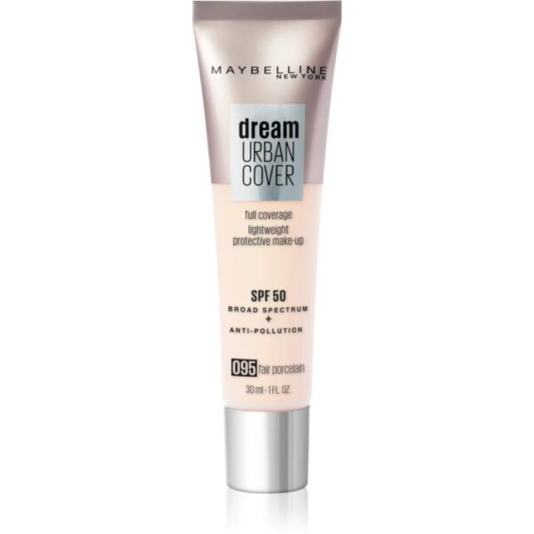 MAYBELLINE NEW YORK Dream Urban Cover fond de ten cu acoperire ridicată culoare 095 Fair Porcelain 30 ml-ro