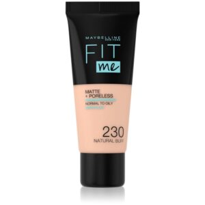 MAYBELLINE NEW YORK Fit Me! Matte+Poreless machiaj mat pentru piele normală și grasă culoare 230 Natural Buff 30 ml-ro