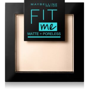 MAYBELLINE NEW YORK Fit Me! Matte+Poreless pudra matuire culoare 120 Classic Ivory 9 g-ro