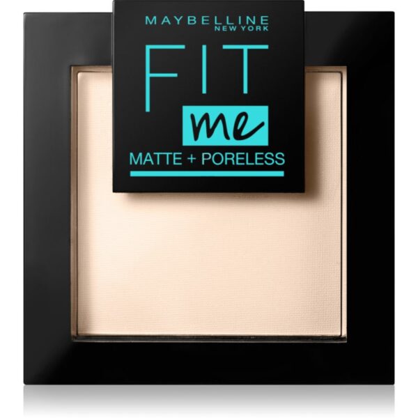 MAYBELLINE NEW YORK Fit Me! Matte+Poreless pudra matuire culoare 120 Classic Ivory 9 g-ro