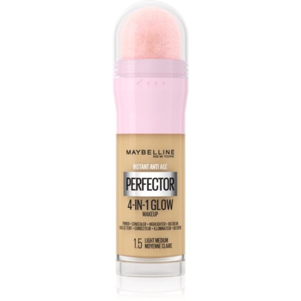 MAYBELLINE NEW YORK Instant Perfector 4-in-1 machiaj de stralucire pentru un look natural culoare 1.5 Light Medium 20 ml-Țena