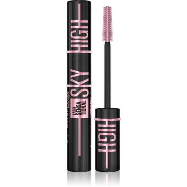 MAYBELLINE NEW YORK Lash Sensational Sky High Cosmic Black mascara pentru alungire negru intens 7.2 ml-Țena