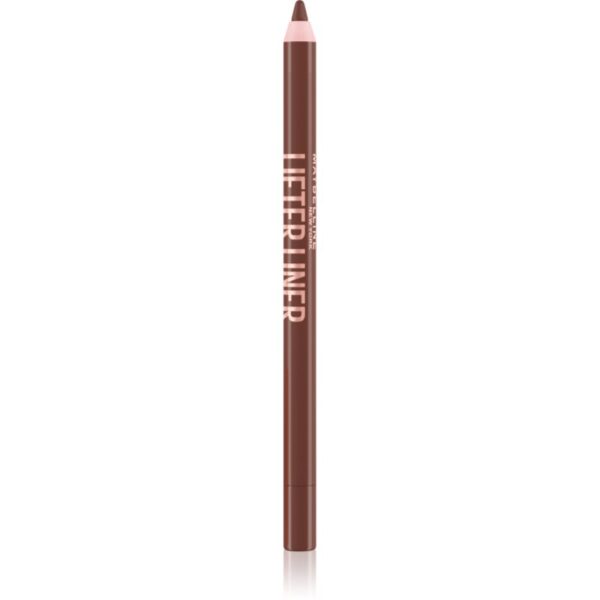 MAYBELLINE NEW YORK Lifter Liner creion contur buze cu efect de hidratare culoare 001 Cross The Line 1.2 g-ro