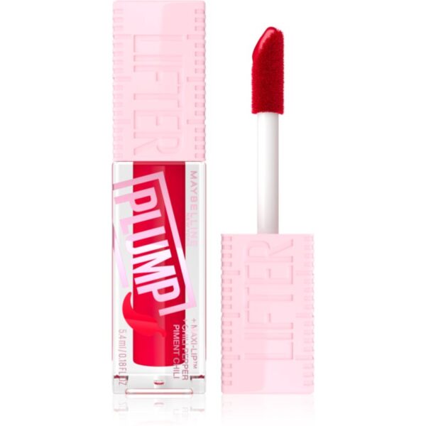 MAYBELLINE NEW YORK Lifter Plump lip gloss cu efect de crestere culoare 004 Red Flag 5.4 ml-Țena