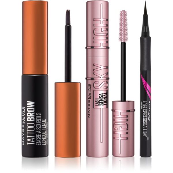 MAYBELLINE NEW YORK Make-Up Set set la un preț mai avantajos pentru ochi și sprâncene Medium Brown-Țena