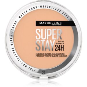 MAYBELLINE NEW YORK SuperStay 24H Hybrid Powder-Foundation pudra compacta pentru un aspect mat culoare 21 9 g-ro