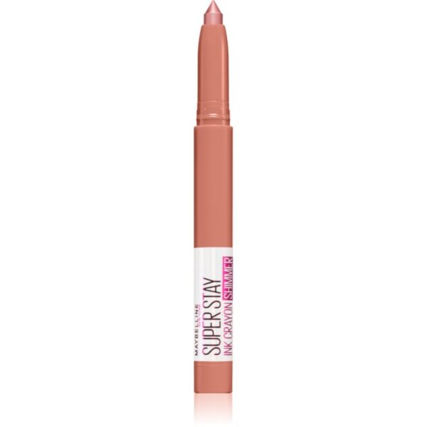 MAYBELLINE NEW YORK SuperStay Ink Crayon Birthday Edition ruj in creion cu particule stralucitoare culoare 185 Piece of a Cake 1.5 g-ro