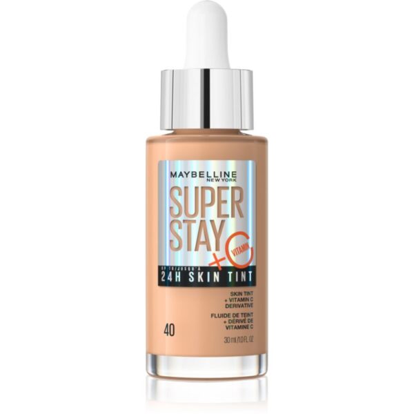MAYBELLINE NEW YORK SuperStay Vitamin C Skin Tint ser pentru uniformizarea nuantei tenului culoare 40 30 ml-ro