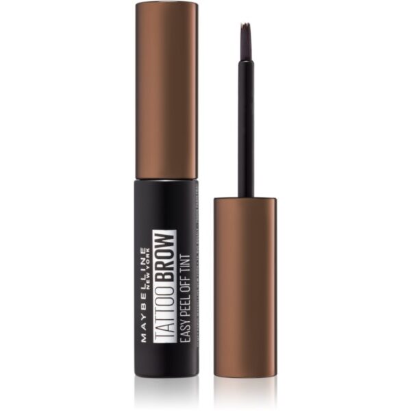 MAYBELLINE NEW YORK Tattoo Brow vopsea gel semipermanentă pentru sprâncene culoare Chocolate Brown 4.6 g-ro
