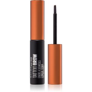 MAYBELLINE NEW YORK Tattoo Brow vopsea gel semipermanentă pentru sprâncene culoare Medium Brown 4.6 g-Țena