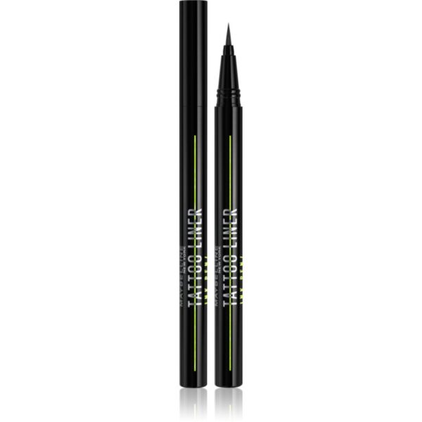 MAYBELLINE NEW YORK Tattoo Liner Ink Pen eyeliner în fix culoare Matte Black 1 ml-ro