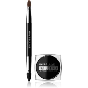 MAYBELLINE NEW YORK Tattoo Liner gel contur ochi de lungă durată cu pensula culoare 950 Blackest Black 3 g-ro