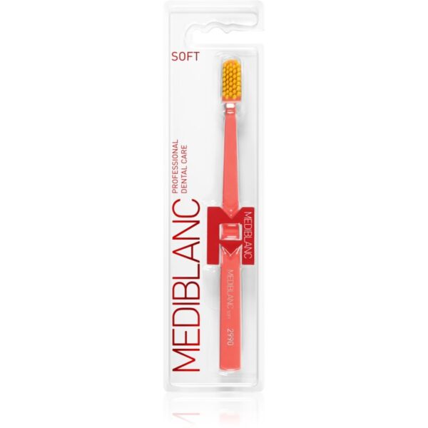MEDIBLANC 2990 Soft perie de dinti fin Salmon 1 buc-Țena