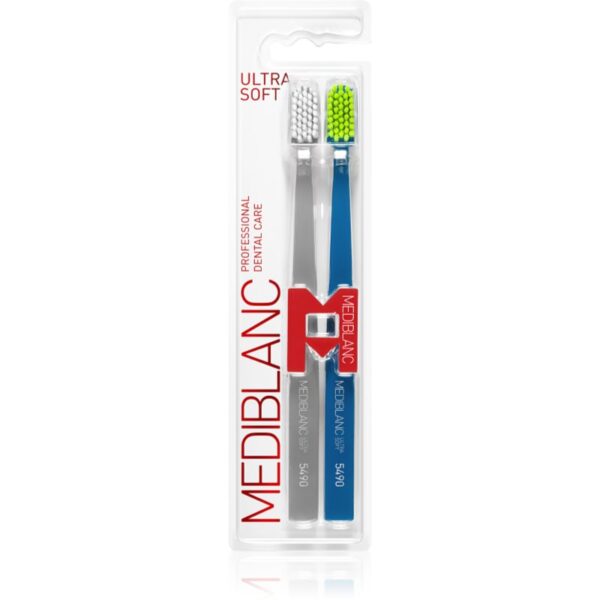 MEDIBLANC 5490 Ultra Soft periuțe de dinți ultra moale Grey