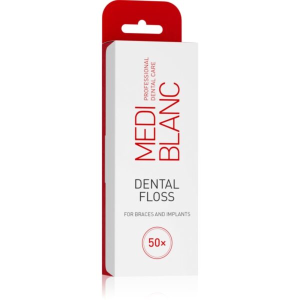 MEDIBLANC Dental Floss For Braces ata dentara pentru implanturi dentare 50 buc-Țena