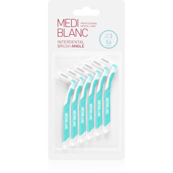 MEDIBLANC Interdental Pick-brush Angle perie interdentara 6 bucati 0