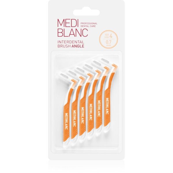 MEDIBLANC Interdental Pick-brush Angle perie interdentara 6 bucati 0