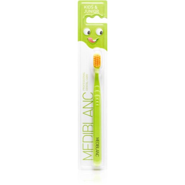 MEDIBLANC KIDS & JUNIOR Ultra Soft periuta de dinti pentru copii ultra moale Green 1 buc-ro