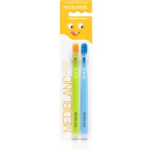 MEDIBLANC KIDS & JUNIOR Ultra Soft periuta de dinti pentru copii ultra moale Green