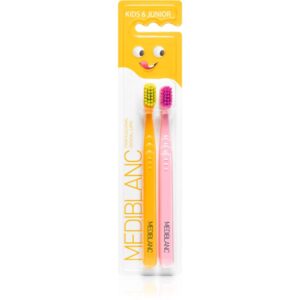 MEDIBLANC KIDS & JUNIOR Ultra Soft periuta de dinti pentru copii ultra moale Orange