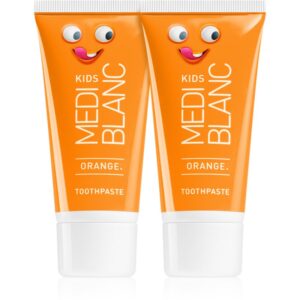 MEDIBLANC KIDS Orange pasta de dinti pentru copii 2x50 ml-ro