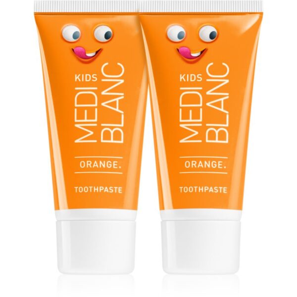 MEDIBLANC KIDS Orange pasta de dinti pentru copii 2x50 ml-ro