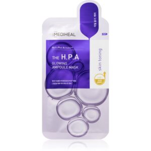 MEDIHEAL Ampoule Mask The H.P.A masca pentru celule pentru strălucirea și netezirea pielii 20 ml-Țena
