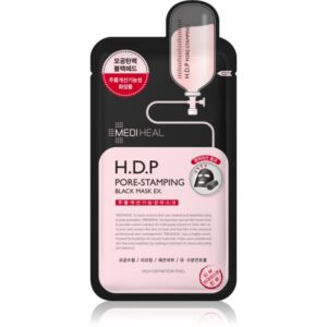MEDIHEAL Black Mask H.D.P Pore-Stamping masca pentru celule pentru micsorarea porilor 25 ml-Țena