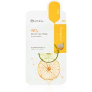 MEDIHEAL Essential Mask Vita mască textilă iluminatoare cu complex de multivitamine 24 ml-ro