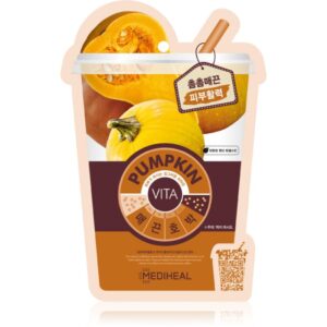MEDIHEAL Vita Mask Pumpkin mască textilă nutritivă cu efect lifting 20 ml-Țena