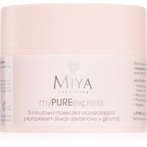 MIYA Cosmetics myPUREexpress masca de curatare pentru reducerea sebumului si minimalizarea porilor 50 g-ro