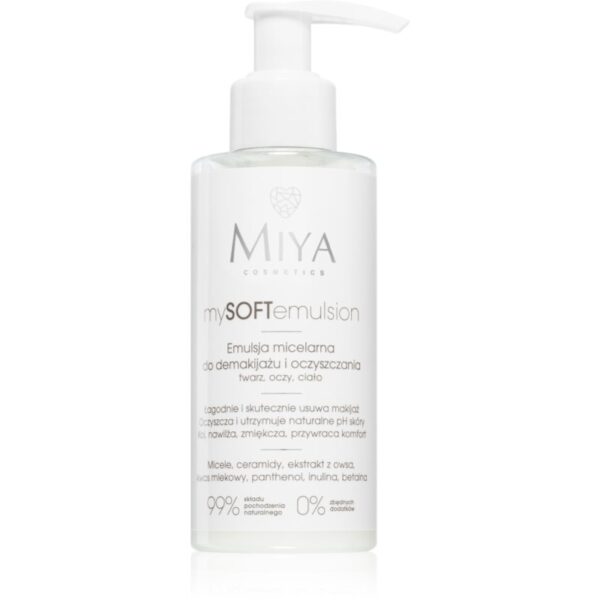MIYA Cosmetics mySOFTemulsion emulsie micelara pentru curatare 140 ml-ro