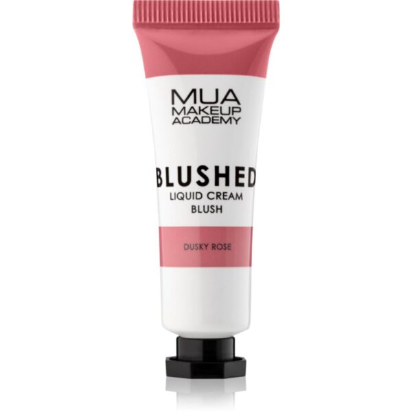 MUA Makeup Academy Blushed Liquid Blusher fard de obraz lichid culoare Dusky Rose 10 ml-Țena