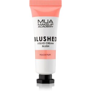 MUA Makeup Academy Blushed Liquid Blusher fard de obraz lichid culoare Peach Puff 10 ml-ro