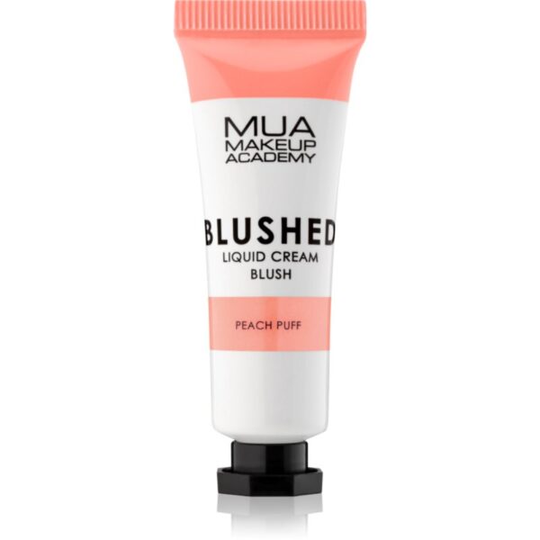 MUA Makeup Academy Blushed Liquid Blusher fard de obraz lichid culoare Peach Puff 10 ml-ro