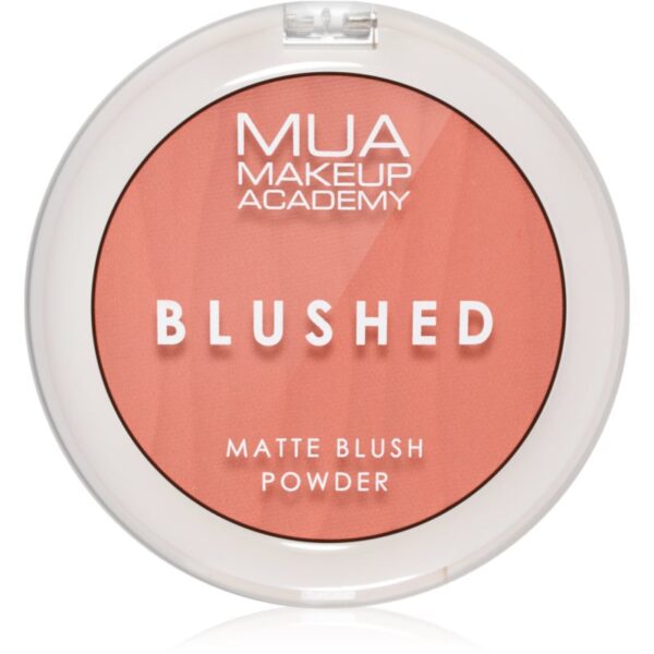 MUA Makeup Academy Blushed Powder Blusher fard de obraz sub forma de pudra culoare Misty Rose 5 g-ro