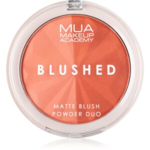 MUA Makeup Academy Blushed Powder Blusher fard de obraz sub forma de pudra culoare Peach Fizz 5 g-ro