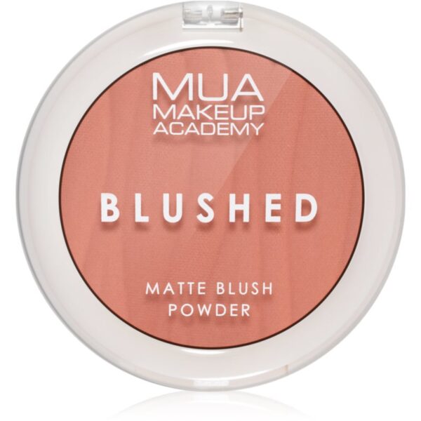 MUA Makeup Academy Blushed Powder Blusher fard de obraz sub forma de pudra culoare Rose Tea 5 g-ro