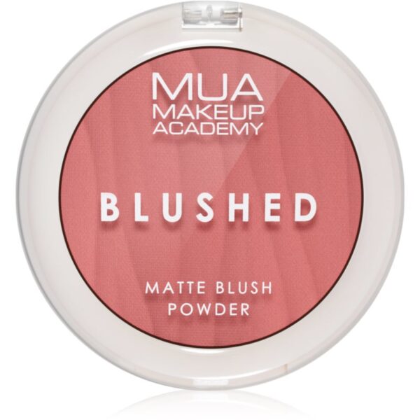 MUA Makeup Academy Blushed Powder Blusher fard de obraz sub forma de pudra culoare Rouge Punch 5 g-ro