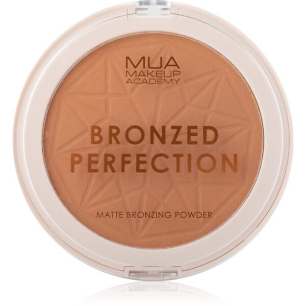 MUA Makeup Academy Bronzed Perfection autobronzant cu efect matifiant culoare Sunset Tan 15 g-ro