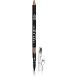 MUA Makeup Academy Brow Define creion de sprancene de lunga durata cu pensula culoare Fair 1