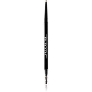 MUA Makeup Academy Brow Define creion sprâncene precise cu pensula culoare Light Brown 0