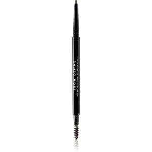 MUA Makeup Academy Brow Define creion sprâncene precise cu pensula culoare Mid Brown 0