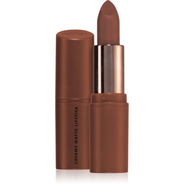 MUA Makeup Academy Creamy Matte ruj crema cu efect matifiant culoare Sincere 3